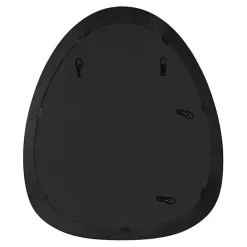 Outlet Kirklands Home Satin Black Asymmetrical Wall Mirror