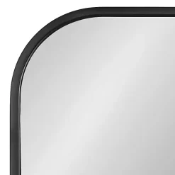 Discount Kirklands Home Satin Wide Arch Wall Mirror Black