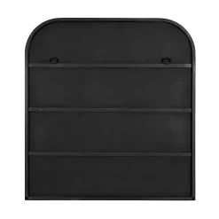 Discount Kirklands Home Satin Wide Arch Wall Mirror Black