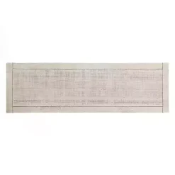 Discount Kirklands Home Savannah Cream Distressed Console Table Ivory