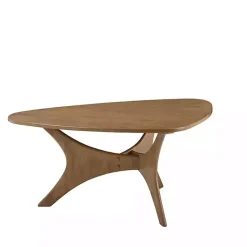 Clearance Kirklands Home Savannah Wooden Triangle Coffee Table Brown