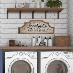 Discount Kirklands Home Scalloped Arch Top Laundry Room Framed Wall Sign