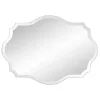 New Kirklands Home Scalloped Rectangular Frameless Wall Mirror