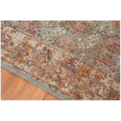 Discount Kirklands Home Sea Blue Eaton Transitional Area Rug, 6x8