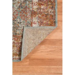 Hot Kirklands Home Sea Blue Eaton Transitional Area Rug, 7x9