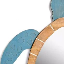 Kirklands Home Sea Turtle Wood Wall Mirror