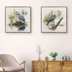 Outlet Kirklands Home Seabird Portrait Framed Canvas Prints, Set of 2 Multi