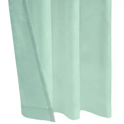 Best Kirklands Home Seafoam Boucle Sheer Curtain Panel, 95 in. Green