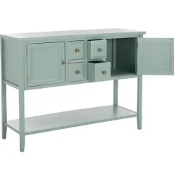 Sale Kirklands Home Seafoam 4-Drawer Charlotte Sideboard Green