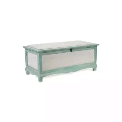 Discount Kirklands Home Seafoam Shabby Chic Storage Bench Green