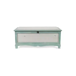 Discount Kirklands Home Seafoam Shabby Chic Storage Bench Green