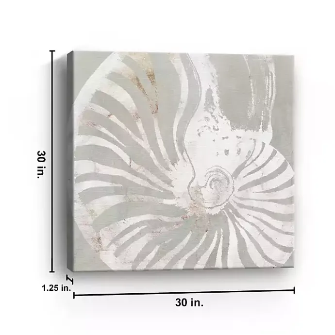 New Kirklands Home Seashell Close Up Canvas Art Print