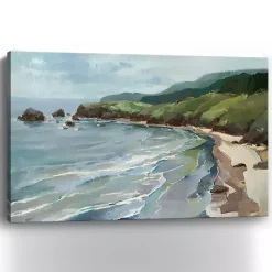 Clearance Kirklands Home Seaside Cliffs Giclee Canvas Art Print, 60x40 in.