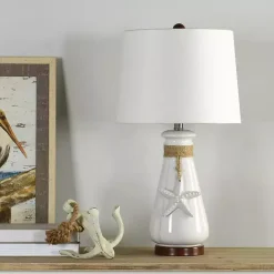 Sale Kirklands Home Seaside Rope Tie Table Lamp White