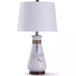 Sale Kirklands Home Seaside Rope Tie Table Lamp White