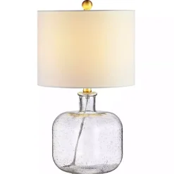 Hot Kirklands Home Seeded Glass Armena Table Lamp White