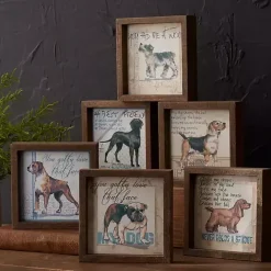 Clearance Kirklands Home Sentimental Dogs Framed Art Prints, Set of 6 Multi
