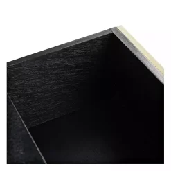 Online Kirklands Home Serena 2-Drawer Console Table Black