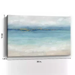 Hot Kirklands Home Serene Sea Abstract Canvas Wall Art