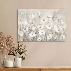 Best Kirklands Home Shades of Canvas Art Print, 16x24 White