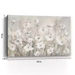 Best Kirklands Home Shades of Canvas Art Print, 16x24 White