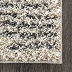 Sale Kirklands Home Shattered Diamonds Scarlette Area Rug, 7x10 Ivory