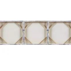 New Kirklands Home Shimmering Symphony Triptych Canvas Art, Set of 3 Blue
