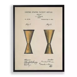 New Kirklands Home Shot Shaker Patent Framed Art Print