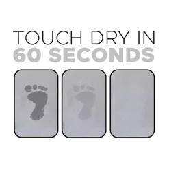 Hot Kirklands Home Shower Stone Bath Mat Gray