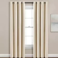New Kirklands Home Silky Wheat Blackout Curtain Panel, 95 in. Gold