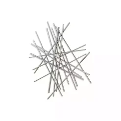 Clearance Kirklands Home Abstract Metal Bar Wall Plaque Silver