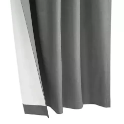 Discount Kirklands Home Silver Baxter Blackout Curtain Panel, 95 in. Gray