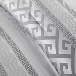 Best Kirklands Home Silver Geometric Stripes 7-pc. King Comforter Set