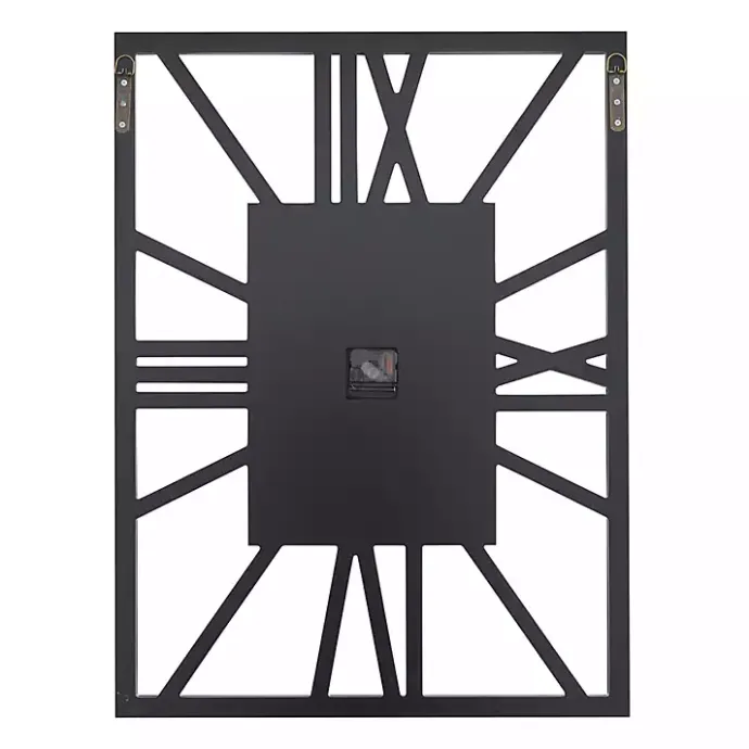 Clearance Kirklands Home Silver Glass Frame Wall Clock