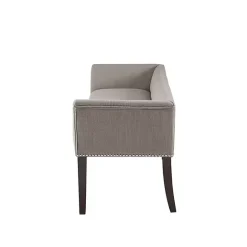 Online Kirklands Home Silver Melinda Accent Bench Gray