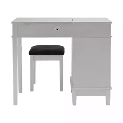 Clearance Kirklands Home Silver Lattice Ella 2-pc. Vanity Set Gray