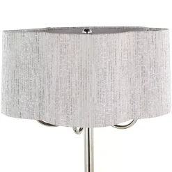 New Kirklands Home Silver Metal Lila Table Lamp
