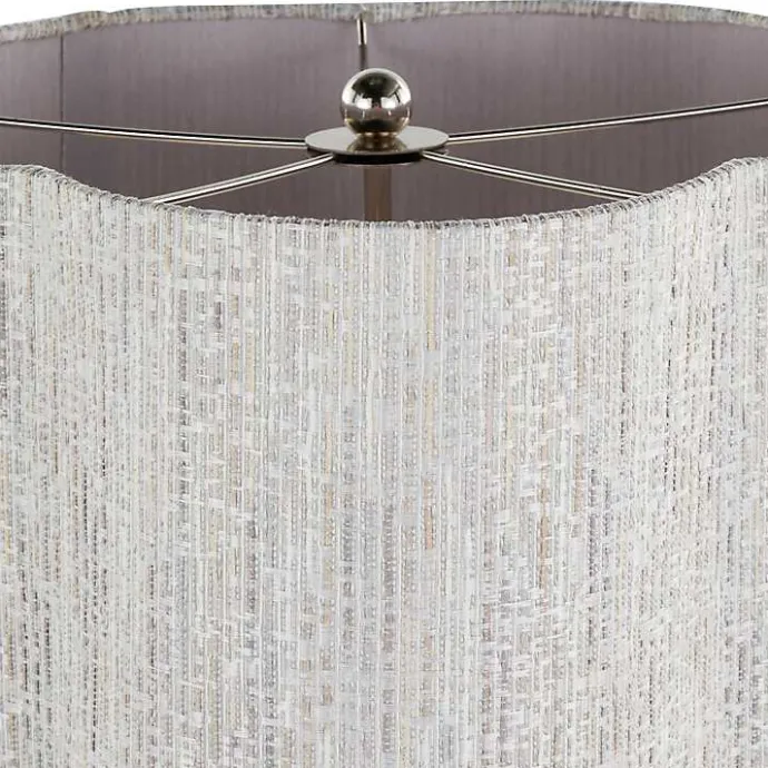 New Kirklands Home Silver Metal Lila Table Lamp