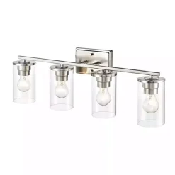 Kirklands Home Metal Modern Vanity Light Silver
