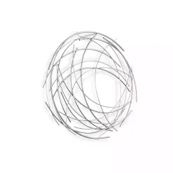 Hot Kirklands Home Metal Wire Abstract Wall Plaque Silver