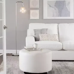 Online Kirklands Home Silver Metro Floor Lamp Clear