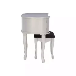 Online Kirklands Home Silver Paloma Flip-Top 2-pc. Vanity Set Gray