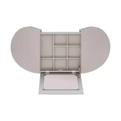 Online Kirklands Home Silver Paloma Flip-Top 2-pc. Vanity Set Gray