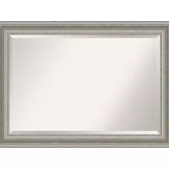 Hot Kirklands Home Silver Patina Scallop Framed Mirror, 30x42 in.