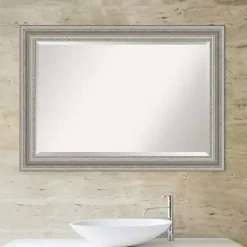 Hot Kirklands Home Silver Patina Scallop Framed Mirror, 30x42 in.