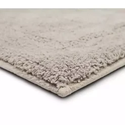 Best Kirklands Home Silver Reversible Cotton Bath Mat, 60 in. Gray