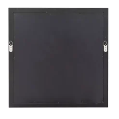 New Kirklands Home Silver Windowpane Square Wall Mirror