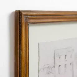 Outlet Kirklands Home Sketched City Street Framed Art Print White