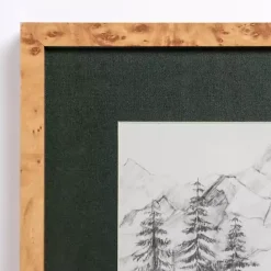 Discount Kirklands Home Sketched Snowscape Framed Art Print