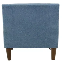 Sale Kirklands Home Sky Upholstered Shea Accent Chair Blue